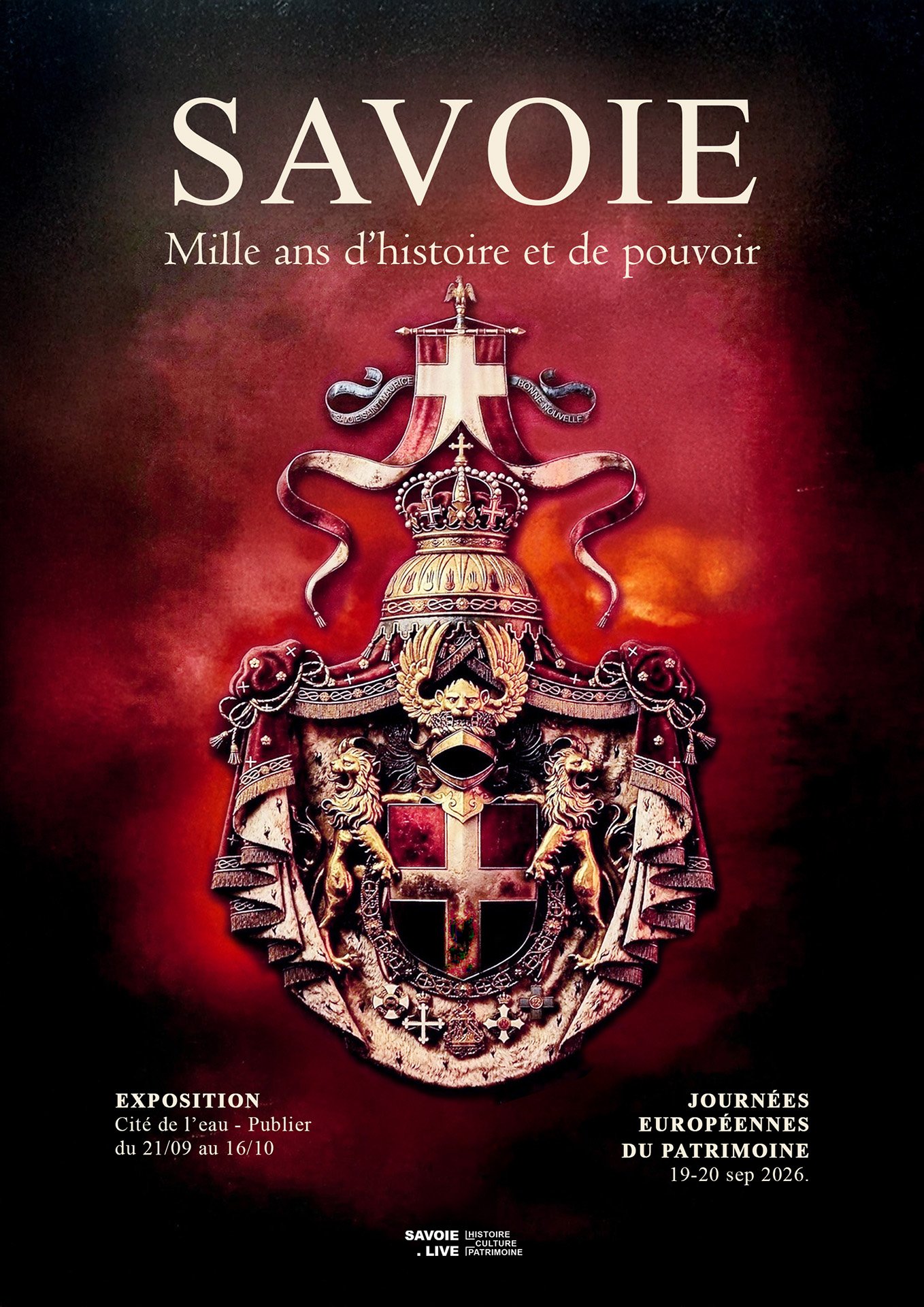 Affiche des Journées Européennes du Patrimoine 2026 à Publier à la Cité de l'Eau