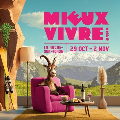 Affiche de Mieux Vivre Expo 2026 à La Roche-sur-Foron du 29 octobre au 2 novembre